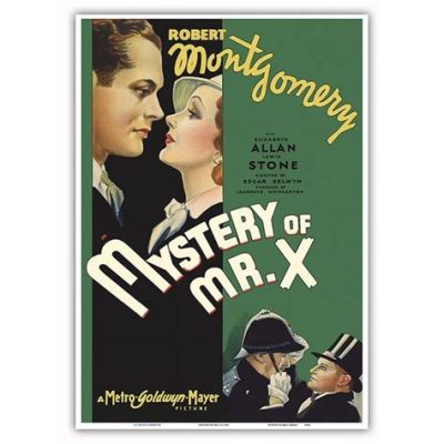  The Mystery of Mr. X - Intriguing Detective Tale Featuring Silent Film Legends